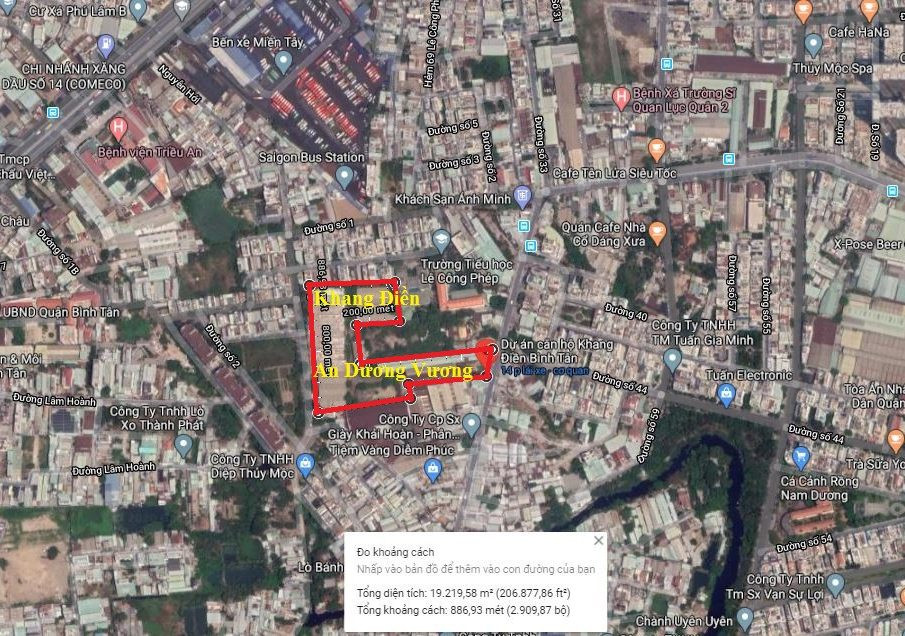 Vị trí The Privia trên google map