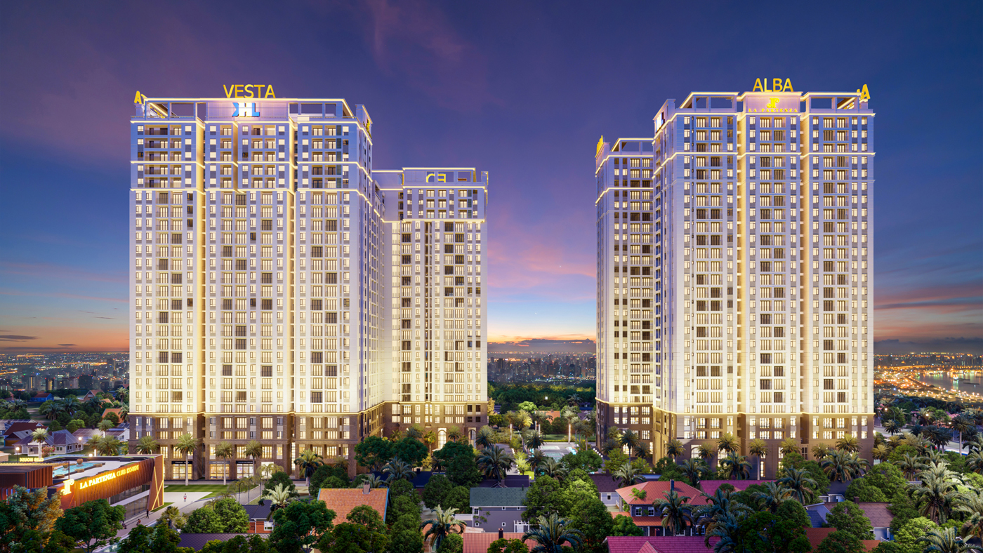 Phối cảnh căn hộ La Partenza